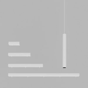 Подвесной светодиодный светильник Ledron SAGITONY E5 T40 White-Black 4000K