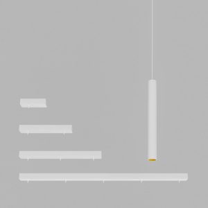 Подвесной светодиодный светильник Ledron SAGITONY E5 T40 White-Gold 4000K