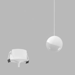 Подвесной светодиодный светильник Ledron SAGITONY R BASIC T128 White TRIAC