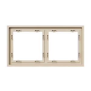 Рамка на 2 поста для розеток и выключателей