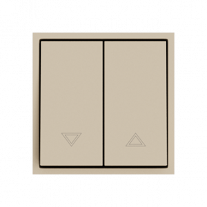 Двухклавишный жалюзийный выключатель