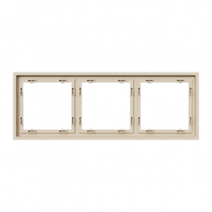 Рамка на 3 поста для розеток и выключателей