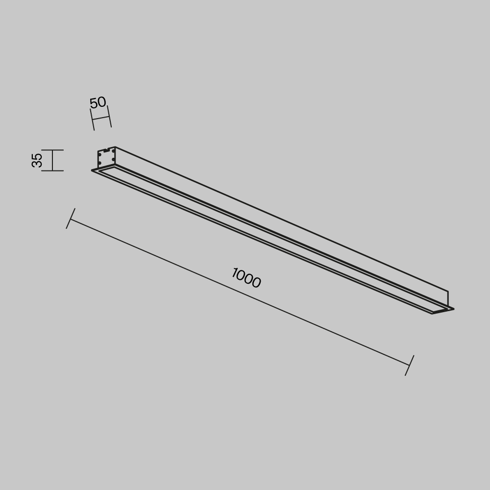 1 м) LL313004 Линейный светильник Technical LL313004