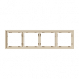 Рамка на 4 поста для розеток и выключателей