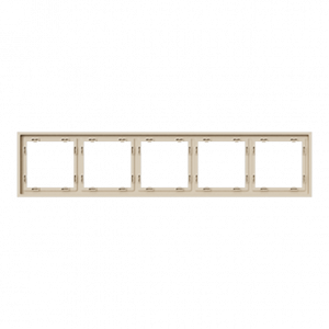 Рамка на 5 постов для розеток и выключателей