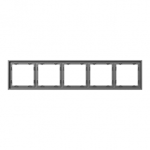 Рамка на 5 постов для розеток и выключателей