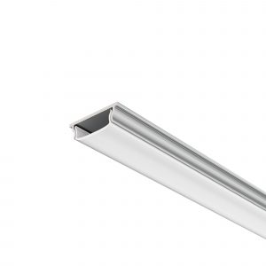 Алюминиевый профиль накладной с вертикальным изгибом 18x06 Профиль Led Strip ALM-1806-S-2M