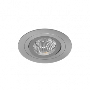 Встраиваемый поворотный светильник под сменную лампу Ledron AO10221 Alum