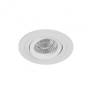 Встраиваемый поворотный светильник под сменную лампу Ledron AO10221 White