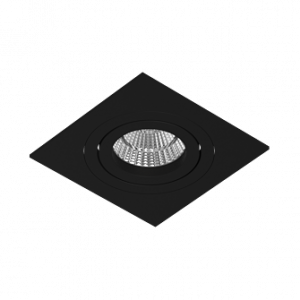 Встраиваемый поворотный светильник под сменную лампу Ledron AO10427 Black