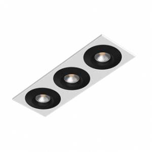 Встраиваемый светильник под сменную лампу Ledron AO1501002 SQ3 White-Black