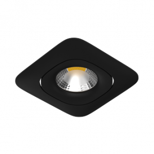 Встраиваемый поворотный светильник под сменную лампу Ledron AO1501008 Black
