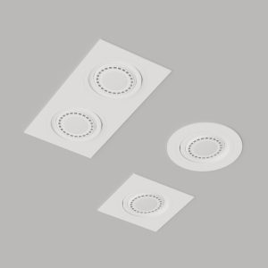 Встраиваемый поворотный светильник под сменную лампу Ledron AO321