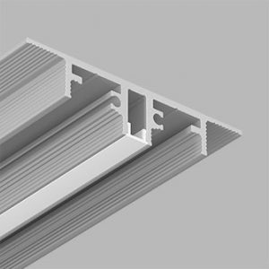 Встраиваемый профиль под шпаклевку Ledron АВД-7712 Alum