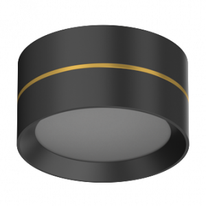 Накладной светодиодный светильник Ledron BARREL Black