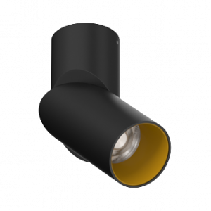 Накладной поворотный светодиодный светильник Ledron CSU0809 Black-Gold TRIAC