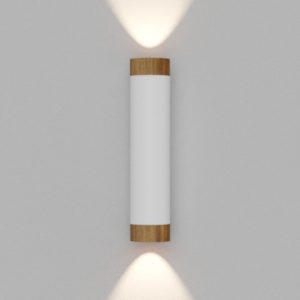 Настенный светильник под сменную лампу Ledron Danny mini 2 WS-GU10 White Wooden
