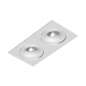 Встраиваемый поворотный светильник под сменную лампу Ledron DE202 White