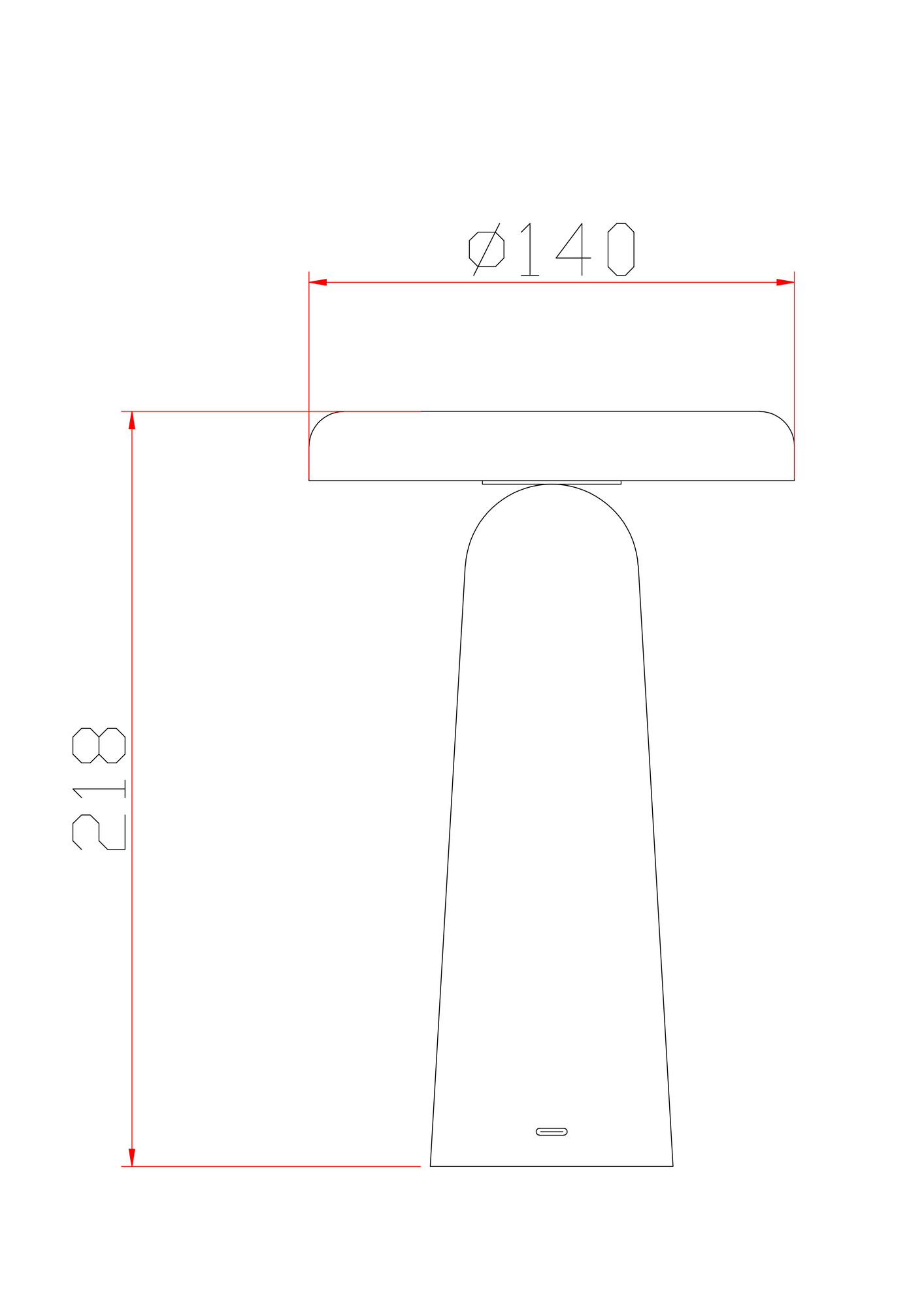 Аккумуляторный светильник Гриб / Mushroom Аккумуляторный светильник Freya FR6109TL-L4B