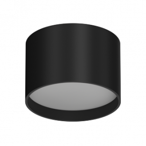 Накладной светодиодный светильник DRUM Black NO DIM
