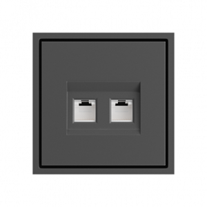 Розетка компьютерная двойная