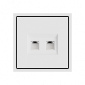 Розетка компьютерная двойная