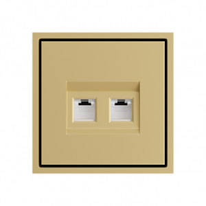 Розетка компьютерная двойная