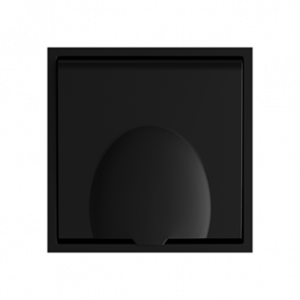 Розетка одинарная с заземлением с крышкой с защитными шторками