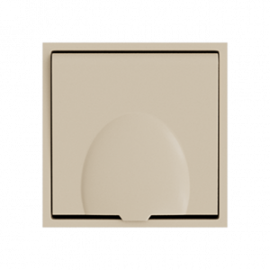 Розетка одинарная с заземлением с крышкой с защитными шторками