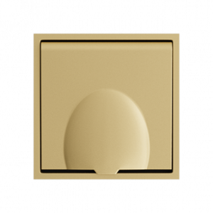 Розетка одинарная с заземлением с крышкой с защитными шторками