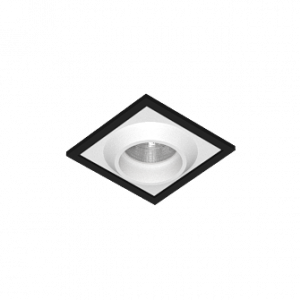 Встраиваемый светодиодный светильник GIZA SQ Black-White 4000K