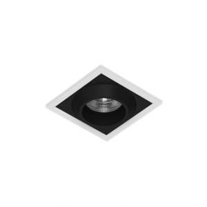 Встраиваемый светодиодный светильник GIZA SQ White-Black 4000K