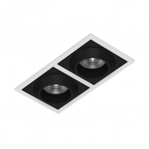 Встраиваемый светодиодный светильник GIZA SQ2 White-Black 4000K