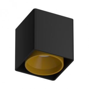 Накладной светильник под сменную лампу Ledron KEA ED GU10  Black-Gold