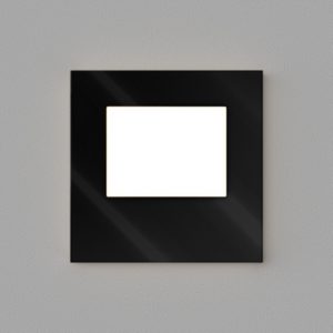 Встраиваемый светодиодный светильник для стен и ступеней Ledron KIT AGILE G SQ Black