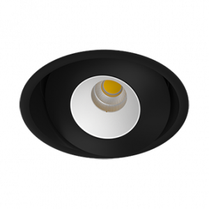 Встраиваемый поворотный светодиодный светильник Ledron KRIS IN Black-White