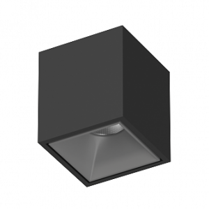 Накладной светодиодный светильник Ledron KUBING Black-Grey 4000K