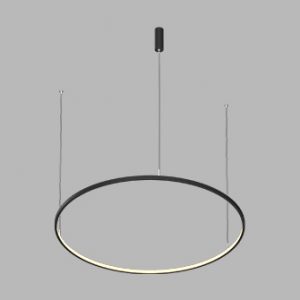 Подвесной светодиодный светильник LED ROUND R800 Black