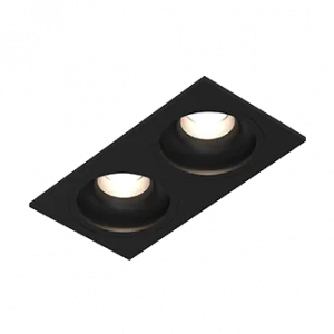 Встраиваемый светодиодный светильник LEVEL SQ2 Black TRIAC 4000K