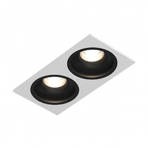 Встраиваемый светодиодный светильник LEVEL SQ2 White-Black TRIAC 4000K