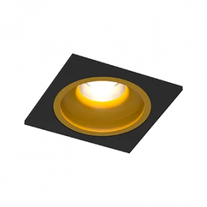 Встраиваемый светодиодный светильник LEVEL SQ Black-Gold TRIAC 4000K