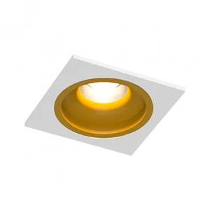 Встраиваемый светодиодный светильник LEVEL SQ White-Gold TRIAC 4000K