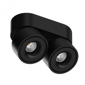 Накладной поворотный светодиодный светильник Ledron LH13W 2 TRIAC Black 4000K