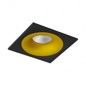 Встраиваемый светодиодный светильник LOFT SQ Black-Gold 4000K