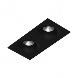 Встраиваемый светильник под сменную лампу Ledron MJ1003 SQ2 Black