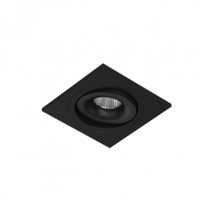 Встраиваемый поворотный светодиодный светильник MJ1006 SQ Black 4000K