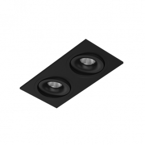 Встраиваемый поворотный светодиодный светильник MJ1006 SQ2 Black 4000K