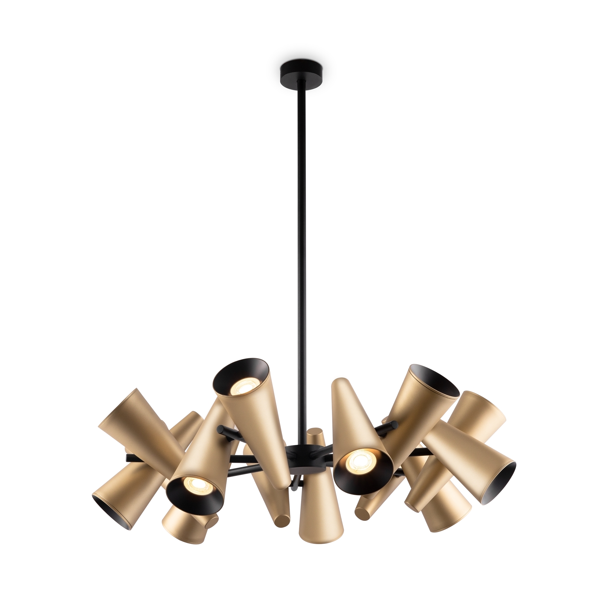 Подвесной светильник Круг / Giro GU10х14 Подвесной светильник Maytoni MOD095PL-14BS