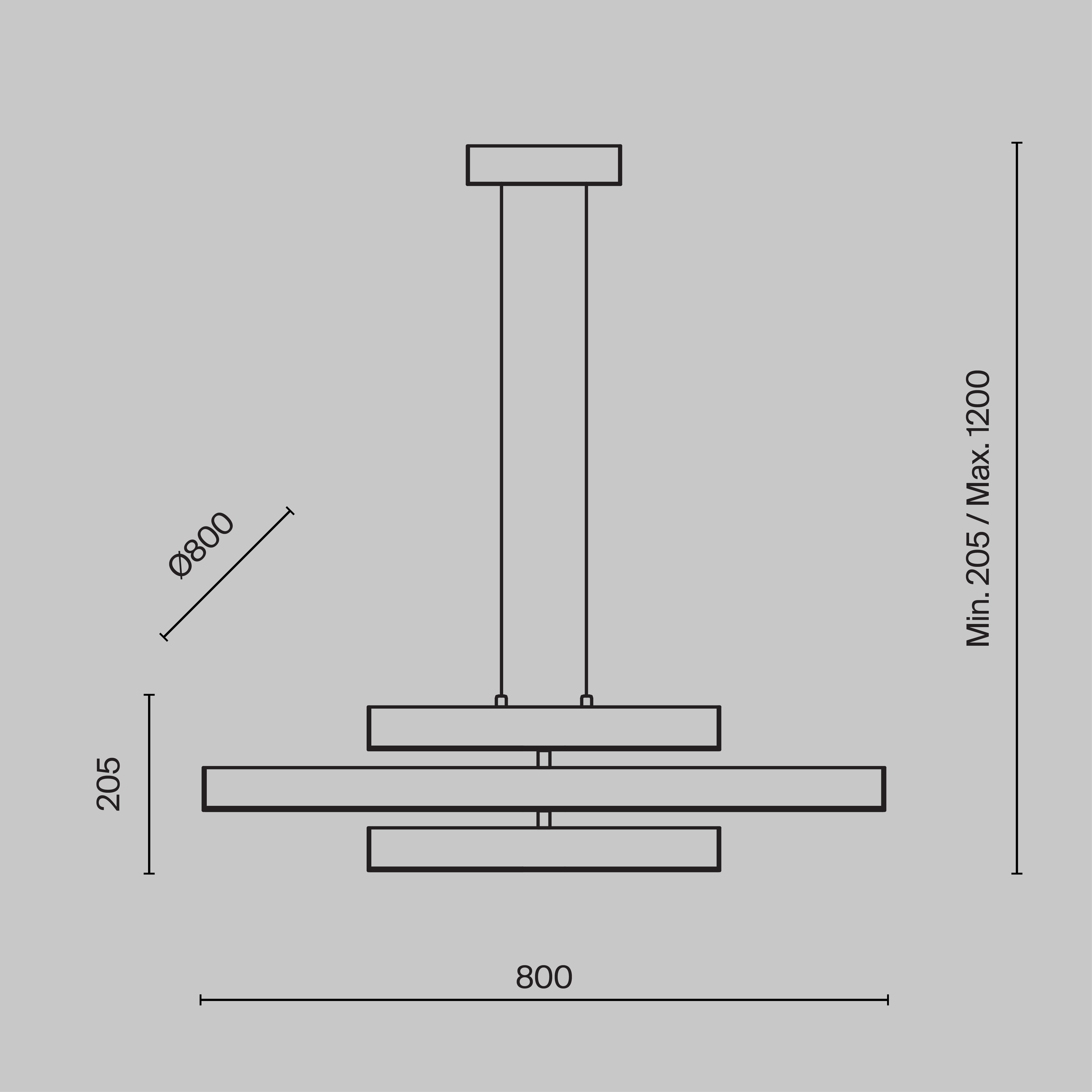 Подвесной светильник Оригами / Origami 4000К 48Вт Подвесной светильник Maytoni MOD163PL-L38W4K