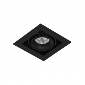 Встраиваемый поворотный светодиодный светильник Ledron ON-201-9W Black
